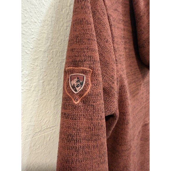 KUHL ASCENDYR HOODIE RUST RED WOMENS XPOCKETS FULL ZIP SWEATSHIRT WARM Xs - Picture 4 of 8
